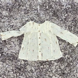 Ruffle blouse by Zara